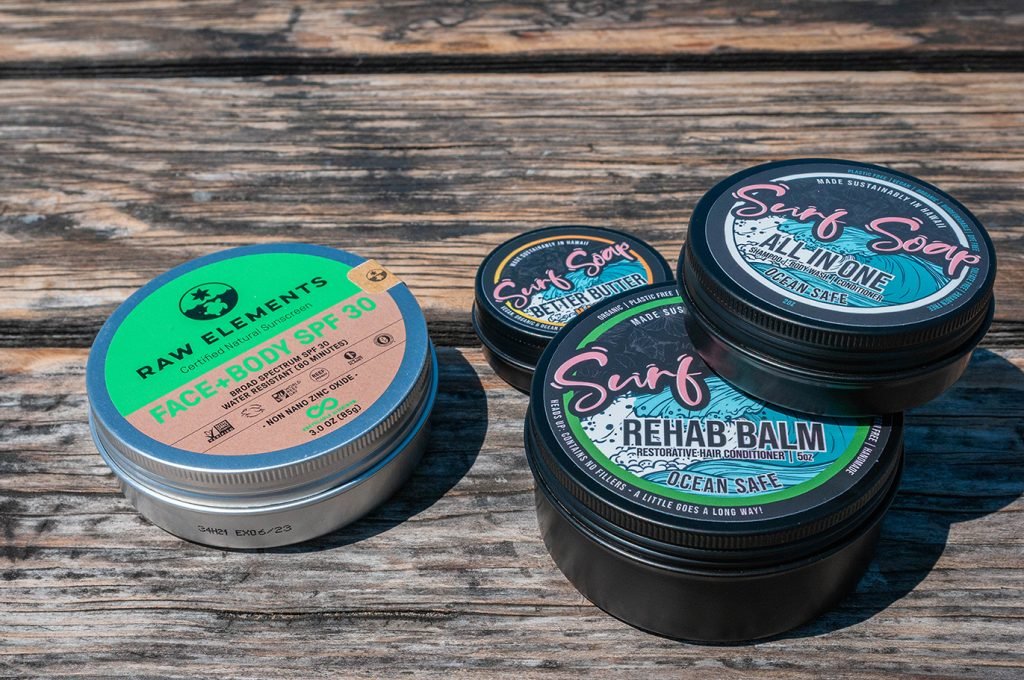 sustainable surf travel beauty essentials