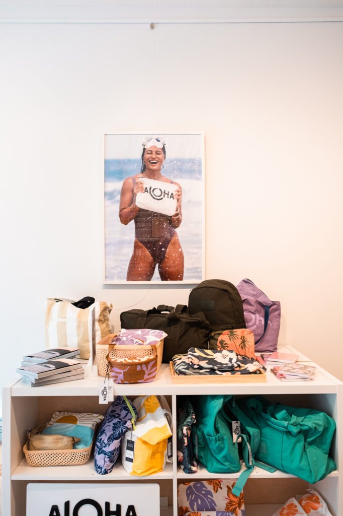June swimwear ethical surf swimwear made in Quebec featured in Verdun Pop Up Boutique
