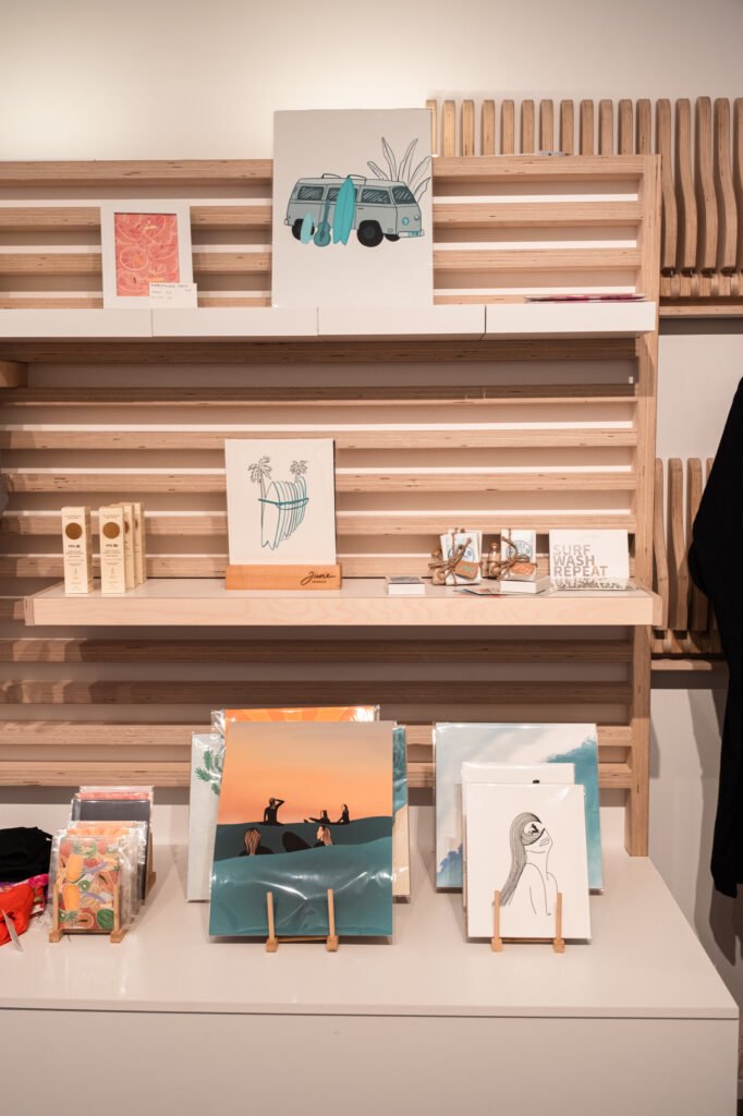 June swimwear ethical surf swimwear made in Quebec featured in Verdun Pop Up Boutique