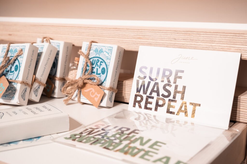 June swimwear ethical surf swimwear made in Quebec featured in Verdun Pop Up Boutique