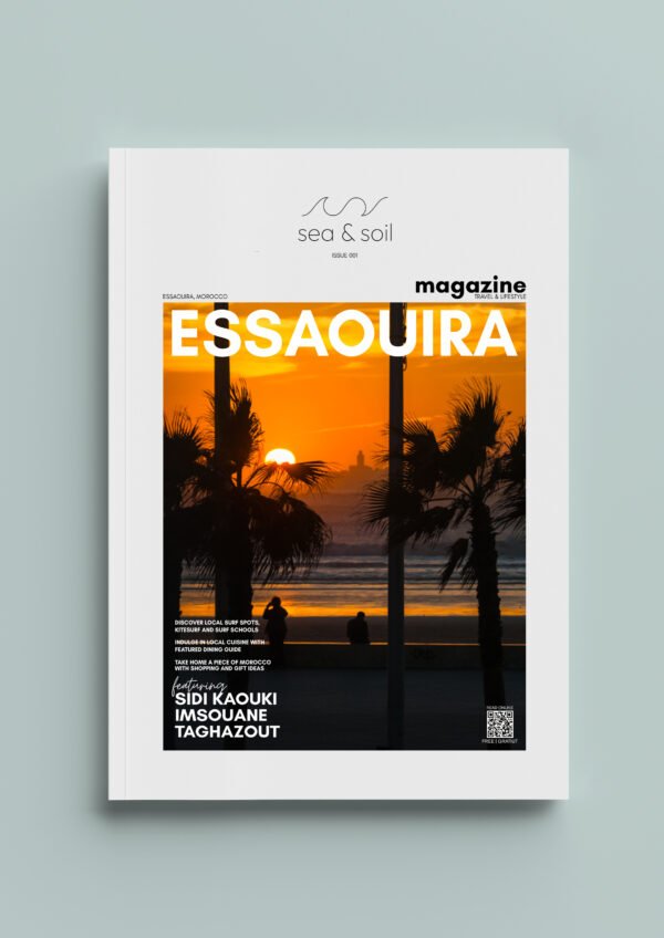 Sea & Soil Magazine Cover for Essaouira Morocco