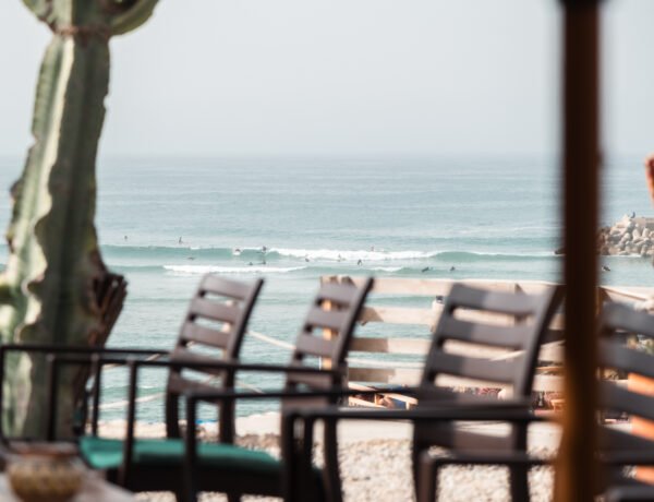 World famous surfing destination Magic bay at Olo Surf & Nature in Imsouane Morocco