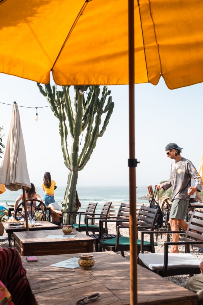 Agama Restaurant Surf Social Club in Olo Surf & Nature in Imsouane Morocco