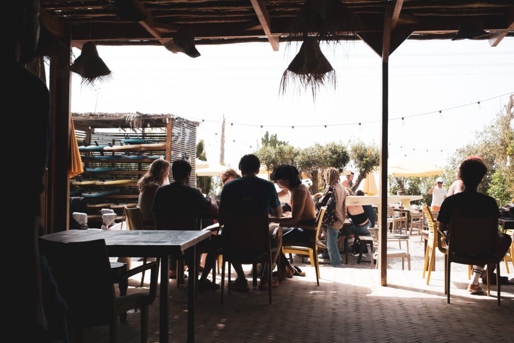 Agama Restaurant Surf Social Club in Olo Surf & Nature in Imsouane Morocco