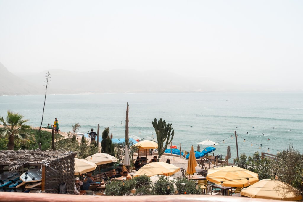 Agama Restaurant Surf Social Club in Olo Surf & Nature in Imsouane Morocco