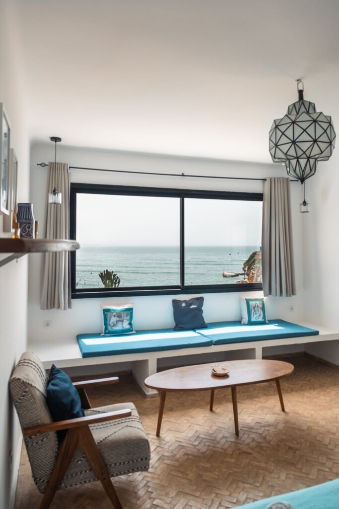 Eau Room at Olo Surf & Nature in Imsoaune Morocco with Ocean view